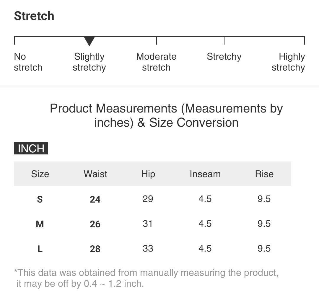 Judy Blue V-waist Slim Fit Denim Mid-length Skinny Leg Retro Vintage Shorts