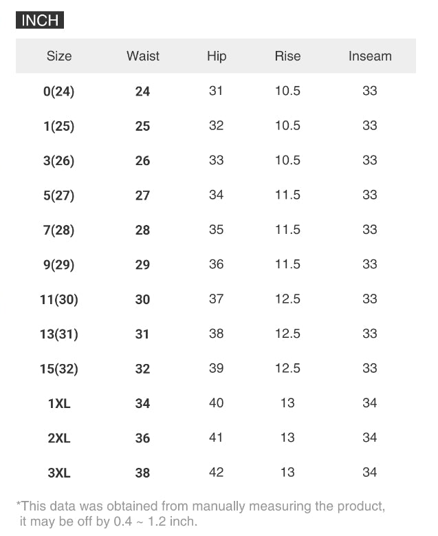 Risen High-Rise Waist Slim Pants Wide Leg Distressed Torn Knee Raw Hem Denim Jeans