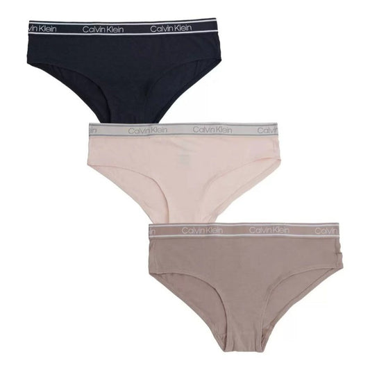 Calvin Klein Hipster 3-pack Underwear Cotton Bamboo Stretch Tagless Mid-Rise Full Coverage Panties