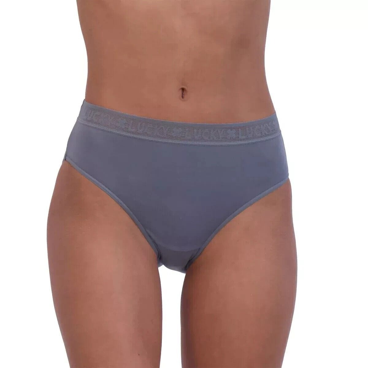 Lucky Brand Cotton Lined High-cut Underwear 6-Pack box Panties Multi-color Soft Stretch Tagless Lace