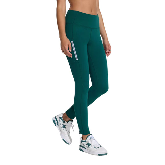 Mondetta Active Fleece Lined Leggings Reflective Zipper Pockets Activewear Athletic Pants