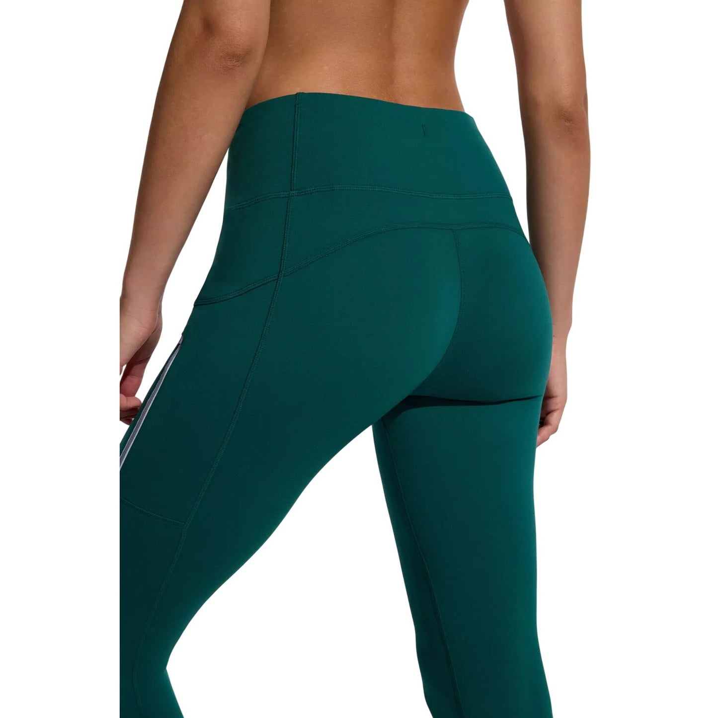 Mondetta Active Fleece Lined Leggings Reflective Zipper Pockets Activewear Athletic Pants
