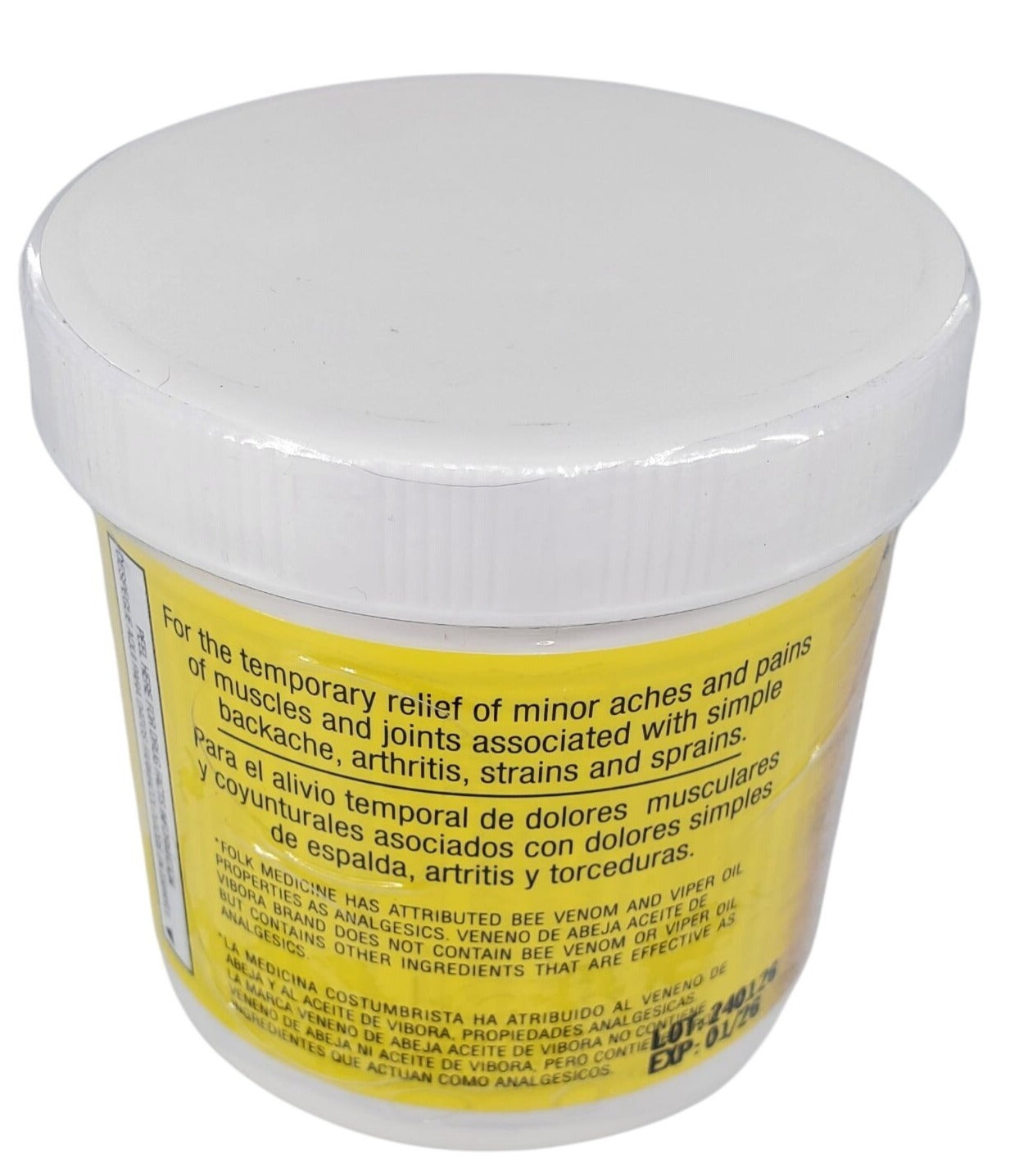Veneno de Abeja Aceite de Vibora Analgesic ointment 5.29 oz(150G) container