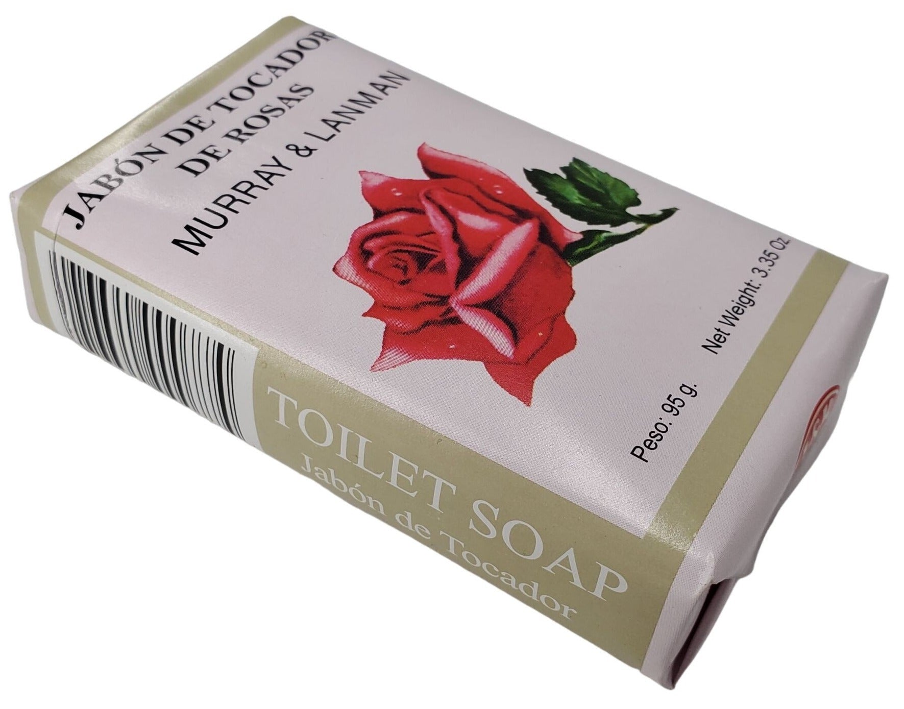 Rose Soap Bar 95G (3.35OZ) Murray Lanman Rose scented bar soap