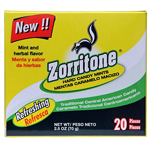 Hard Candy Mints Zorritone Mint and Herbal Flavored Central American