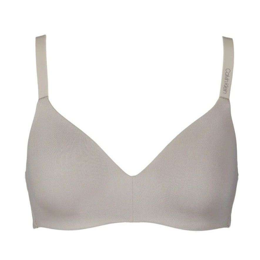 Calvin Klein 2-Pack Wirefree T-shirt Bra Set Seamless Underwear Gray/Navy Blue