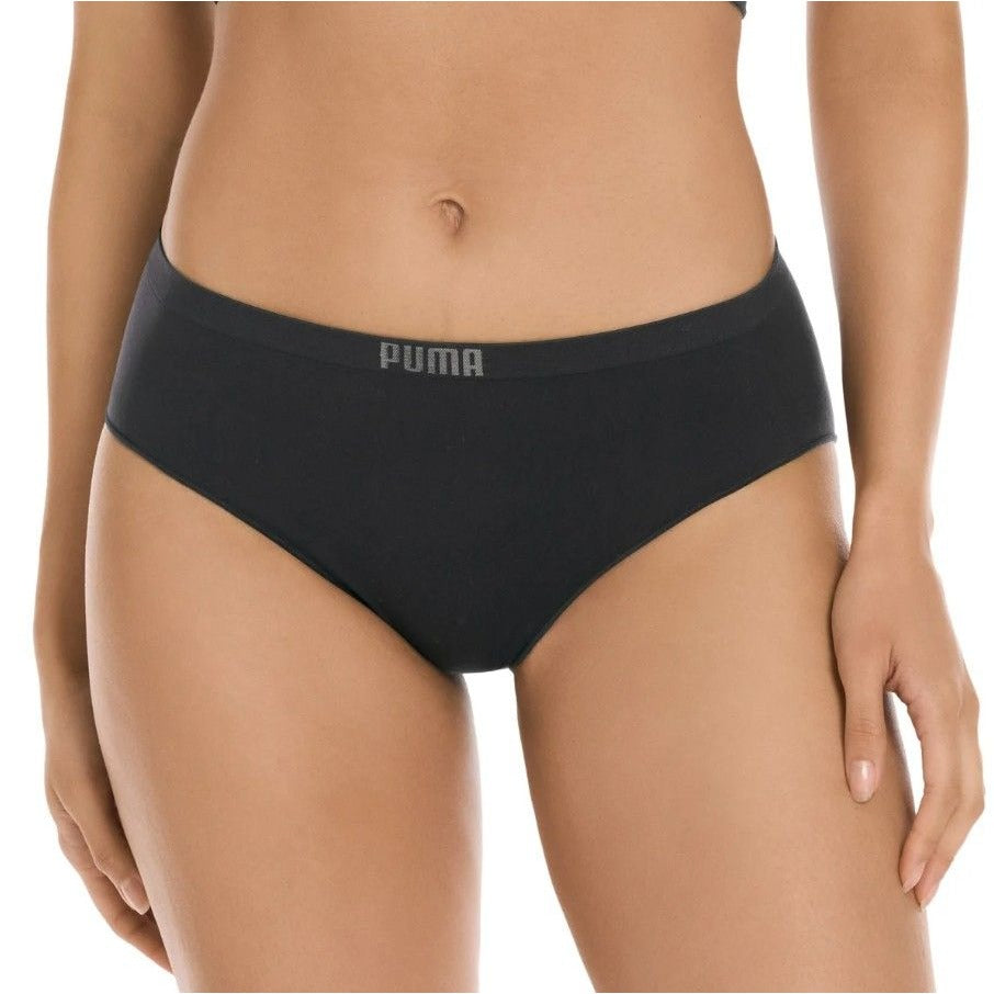 PUMA Underwear 4-Pack Seamless Bikini Underpants Medium Coverage Panties