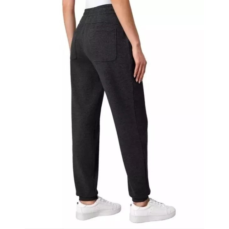 Mondetta Women Fleece Jogger Pants Leisure Elastic Waist Sweatpants Loungewear
