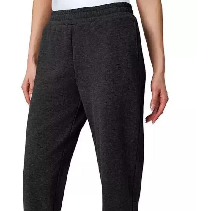 Mondetta Women Fleece Jogger Pants Leisure Elastic Waist Sweatpants Loungewear