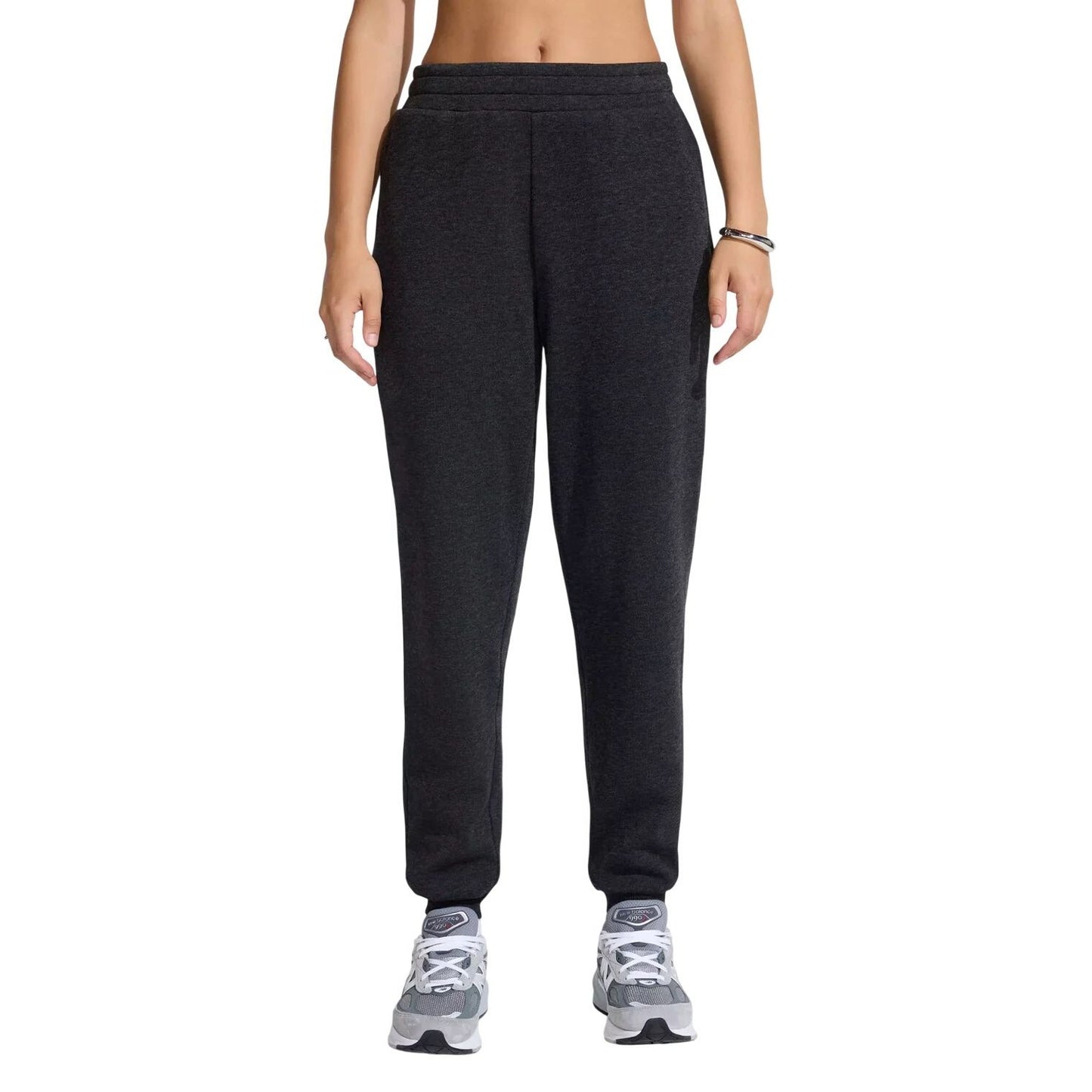 Mondetta Women Fleece Jogger Pants Leisure Elastic Waist Sweatpants Loungewear