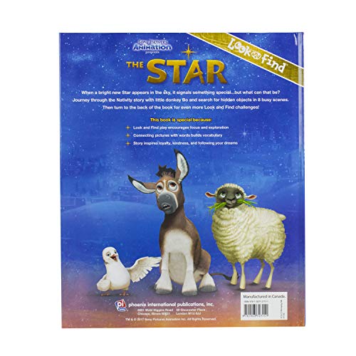 The Star Look and Find PI Kids Hardcover Book Interactive Educational Children