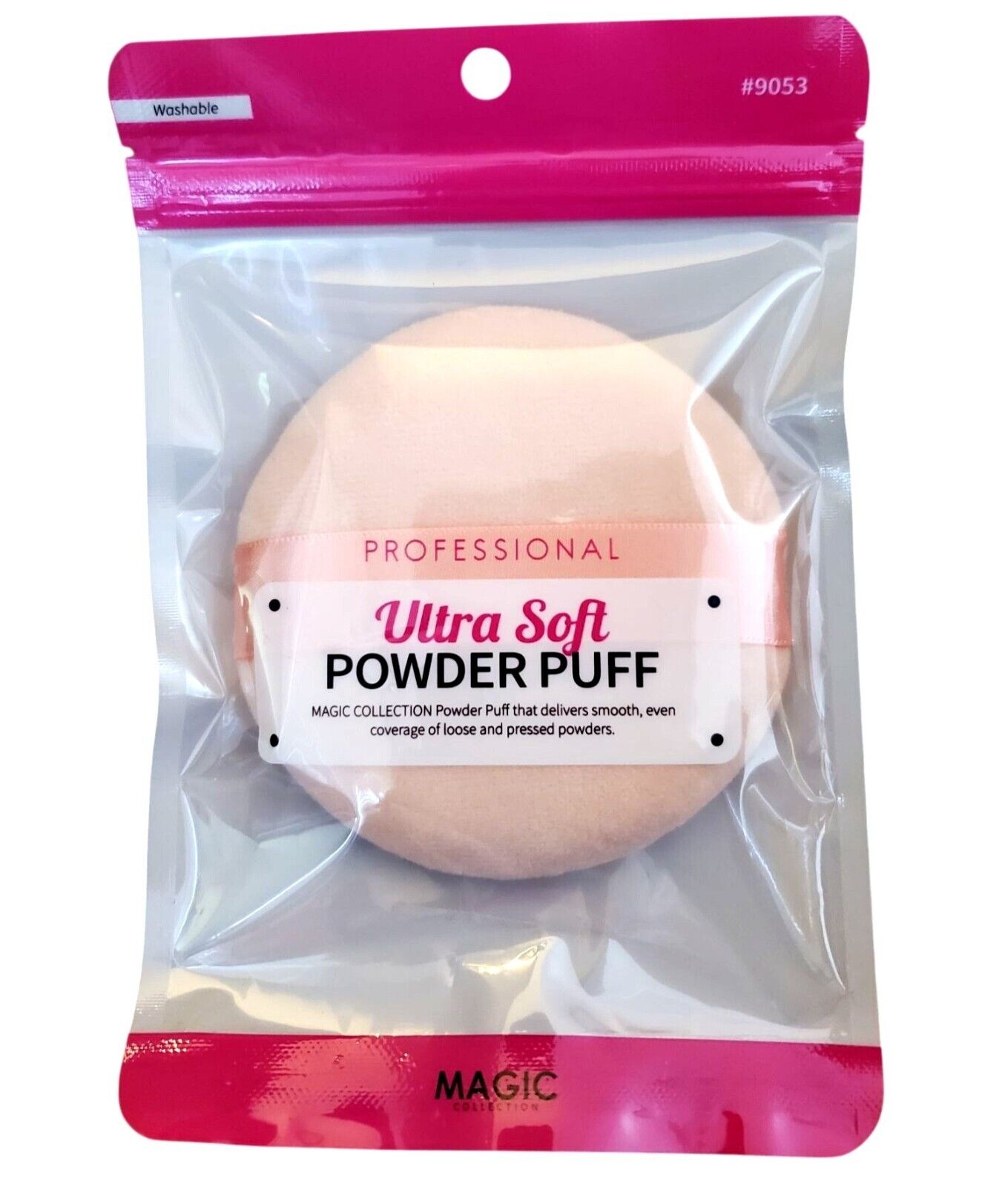 Magic Beauty Powder Puff Washable Pressed Face Loose Body Reusable Makeup Applicator Puffer 4x4