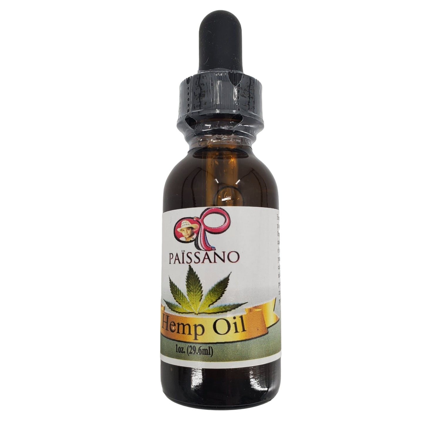 Paissano Hemp Oil: All-Natural Skin Regeneration , Moisturizing Oil, Omega 3 & 6 Fatty Acids | 1 ounce Glass Bottle Dropper included