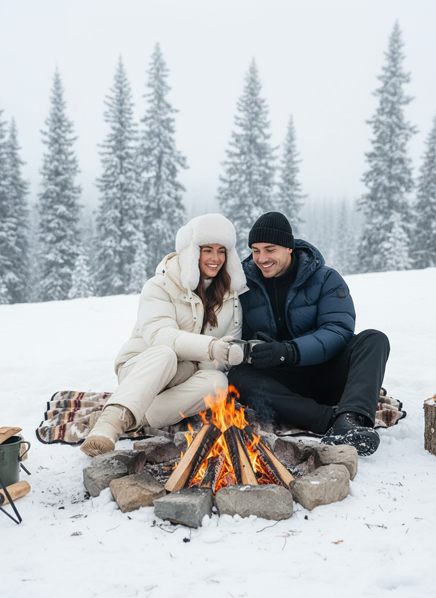 Plush Trapper Hat Winter Thermal Faux Fur Vegan Earflap Snap Closure