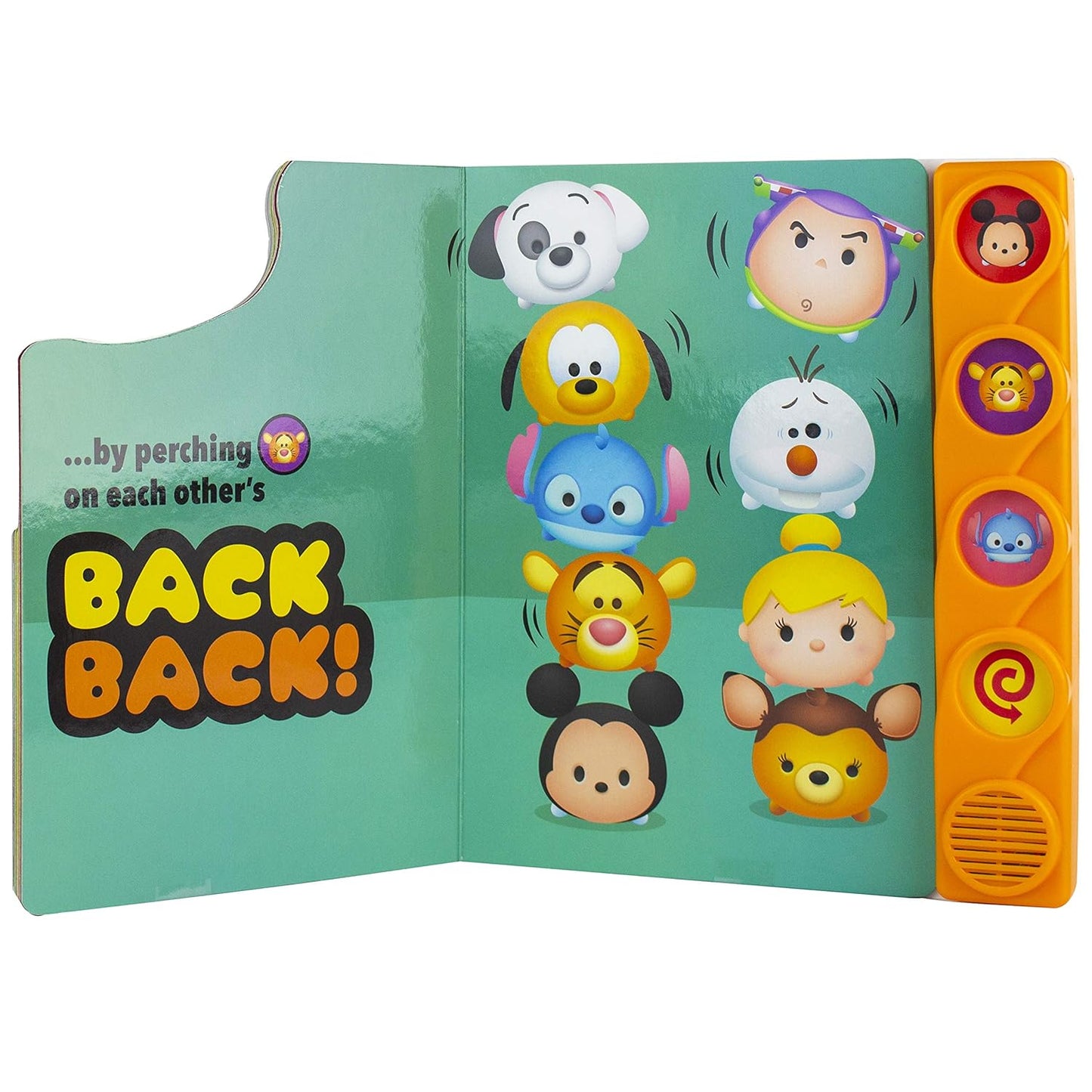 Disney Tsum Tsum Stack Stack Sound Book Children's Interactive Press Play Baby