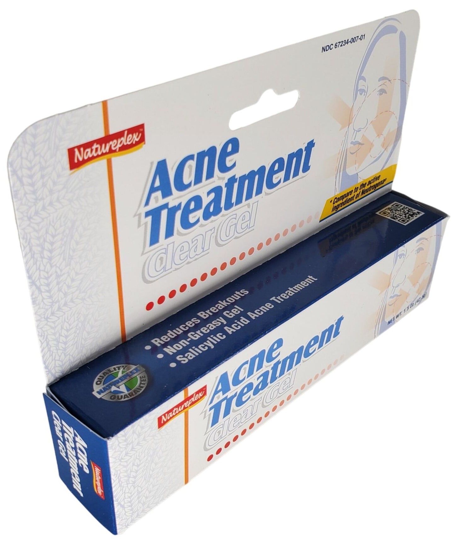 Natureplex Acne Treatment Pimple Clear Gel 1.5oz Salicylic Acid Acne Treatment