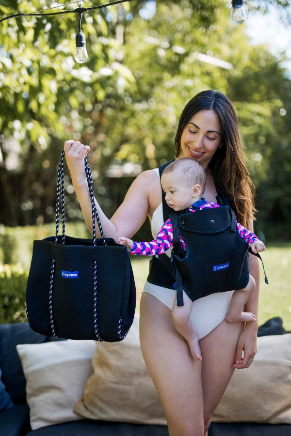 Aquaroo Waterproof Beach Bag Large Perforated Neoprene Tote Outdoor Beach
