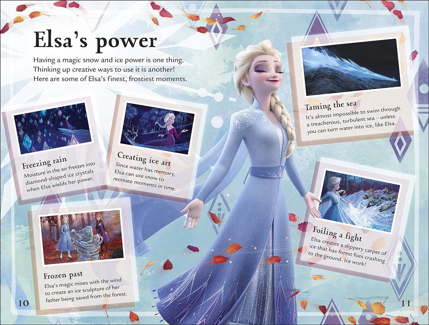 Disney Frozen II The Magical Guide Children's Book Fun Facts Quiz Poster