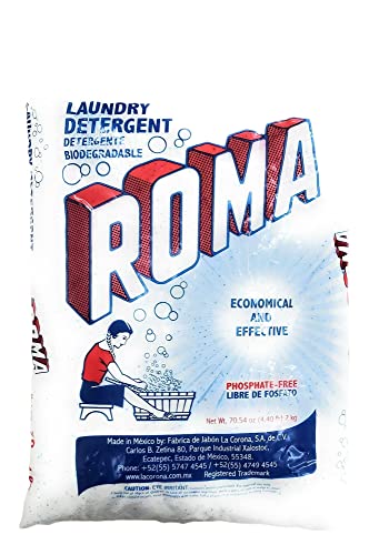 Roma Powder Eco Friendly Laundry Detergent 4.4LB Bag Biodegradable