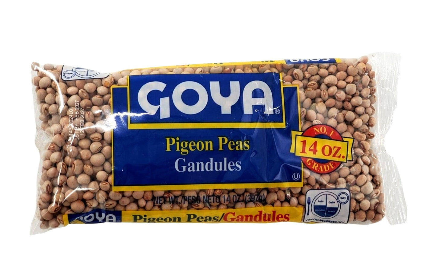 Goya Gandules (Dry Pigeon Peas) 14oz