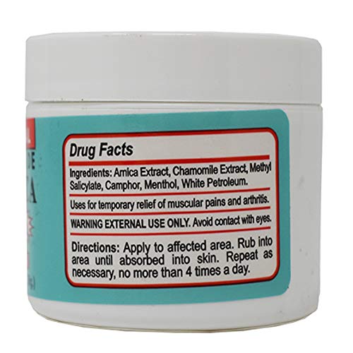Arnica Ointment with Chamomile Relieves sore aching muscles sprains
