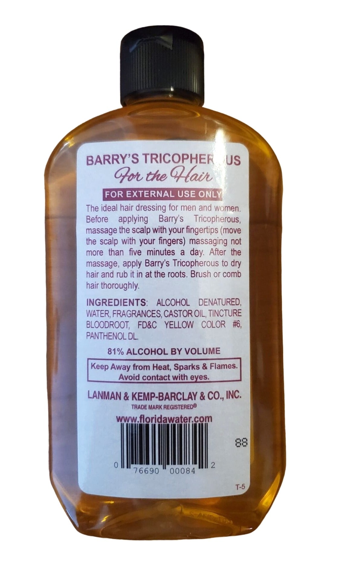 Barry's Tricopherous for the Hair with Oil 8oz