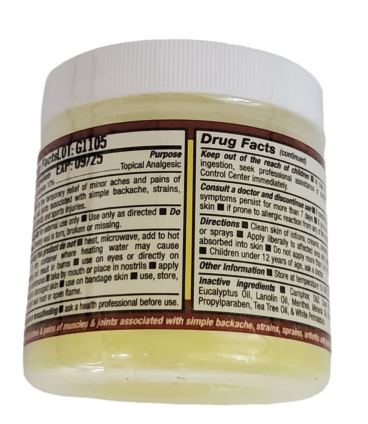 Germa Manteca Ubre Plus with Tea Tree Oil 3 oz. Jar