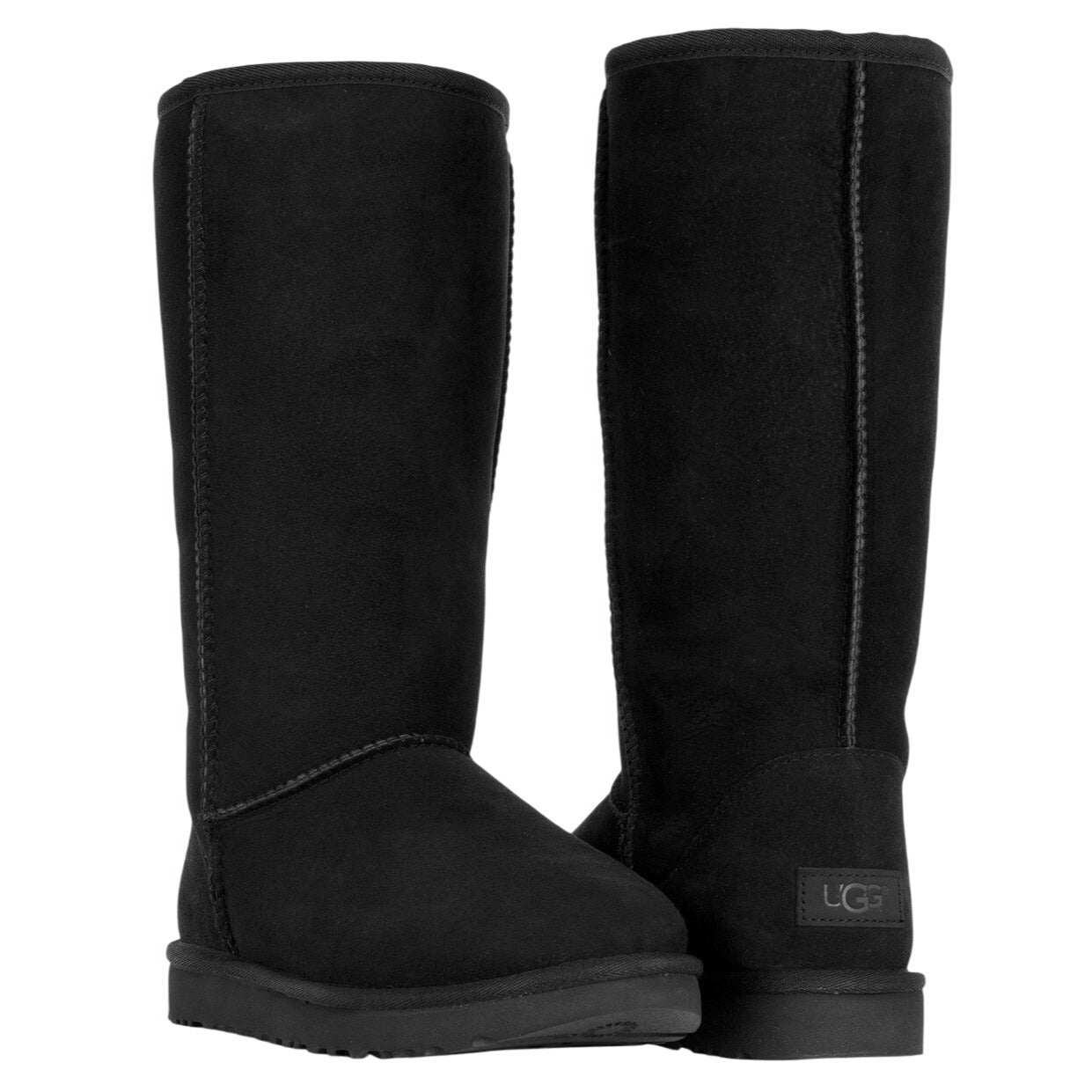 UGG Classic Tall II Boots Fur Suede Water Repellent Outdoor Luxury Shoes Black