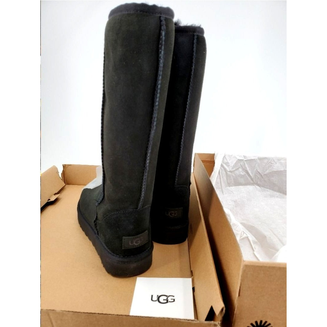 UGG Classic Tall II Boots Fur Suede Water Repellent Outdoor Luxury Shoes Black