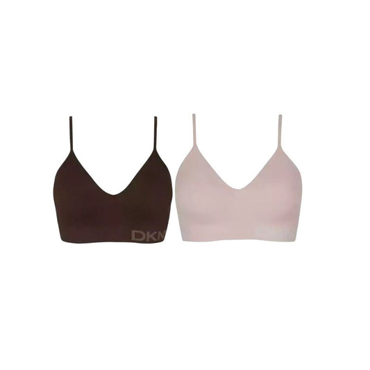 DKNY Small A/B Bra T-shirt Seamless All Day Stretch Adjustable Hook Eye 2-Pack