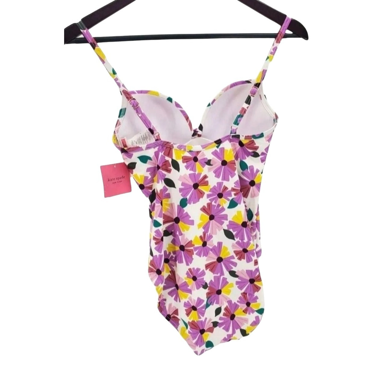 Kate Spade One-piece Twist Front WallFlower Colorful Daisy Floral Swimwear
