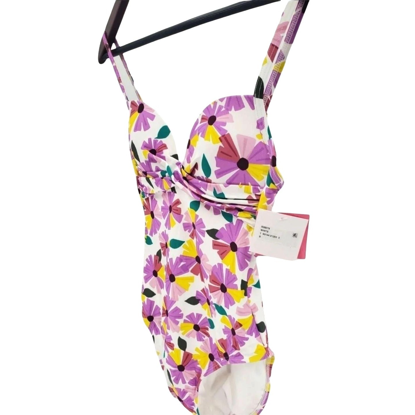 Kate Spade One-piece Twist Front WallFlower Colorful Daisy Floral Swimwear