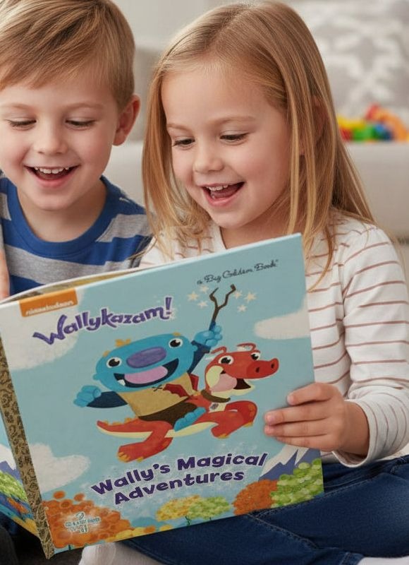 Wallykazam! Wally's Magical Adventures by Golden Books 2 Stories in 1 Education