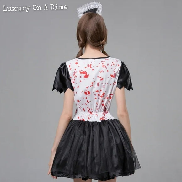 Horror Bloody Evil Nurse Killer Sexy Halloween Adult Costume