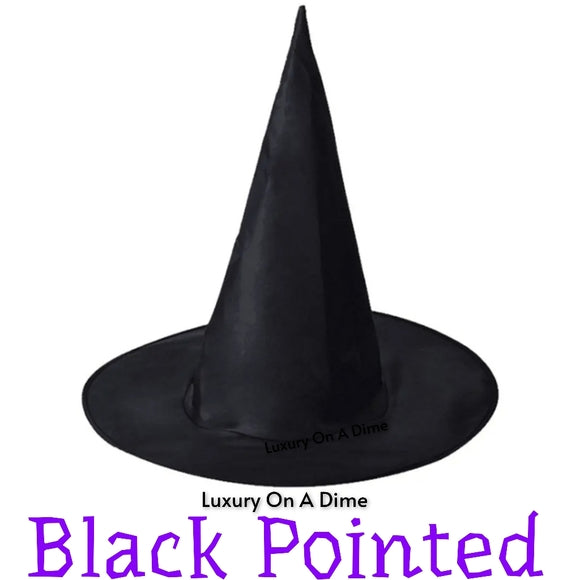 Witch Hat Halloween Costume Accessory Lace Cosplay Party Fancy Pointed/Relaxed hat