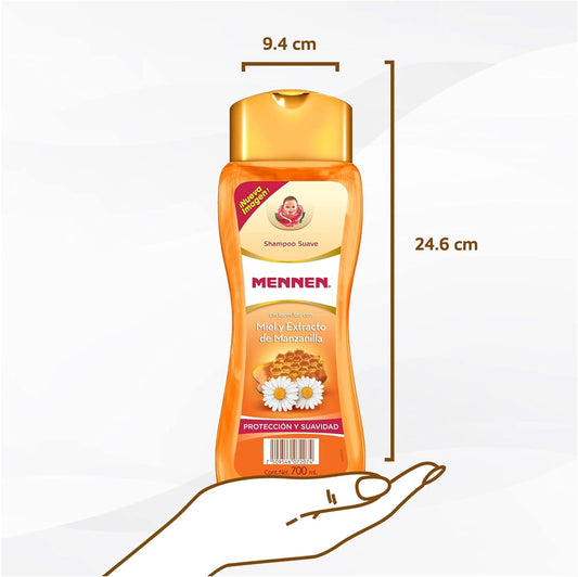 Mennen Baby Shampoo Natural Honey Nectar Chamomile Shampoo Large 700mL Bottle