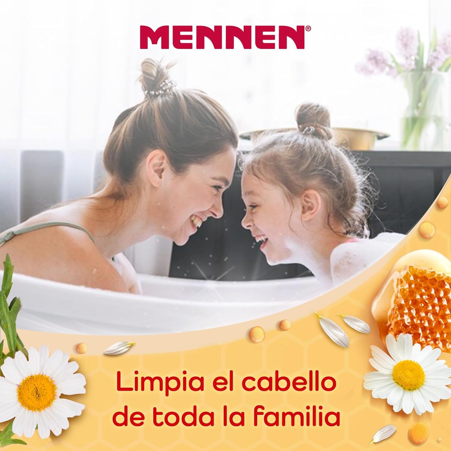 Mennen Baby Shampoo Natural Honey Nectar Chamomile Shampoo Large 700mL Bottle