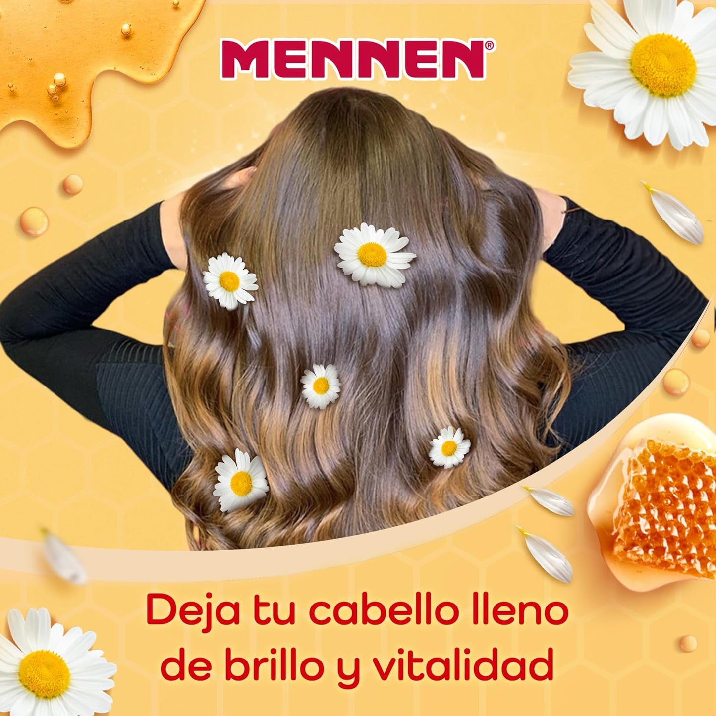 Mennen Baby Shampoo Natural Honey Nectar Chamomile Shampoo Large 700mL Bottle