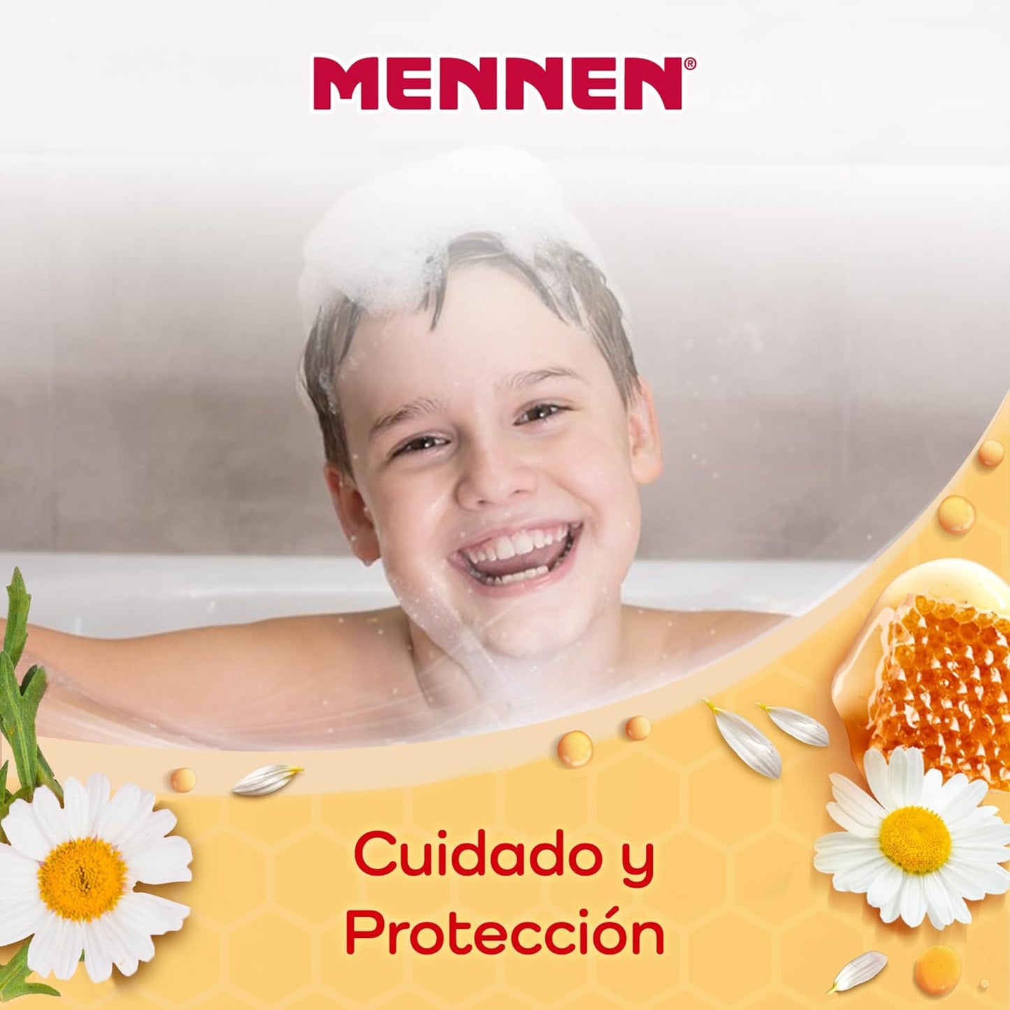 Mennen Baby Shampoo Natural Honey Nectar Chamomile Shampoo Large 700mL Bottle