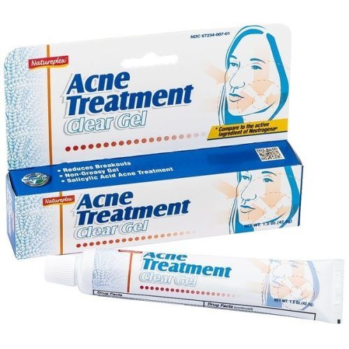 Natureplex Acne Treatment Pimple Clear Gel 1.5oz Salicylic Acid Acne Treatment