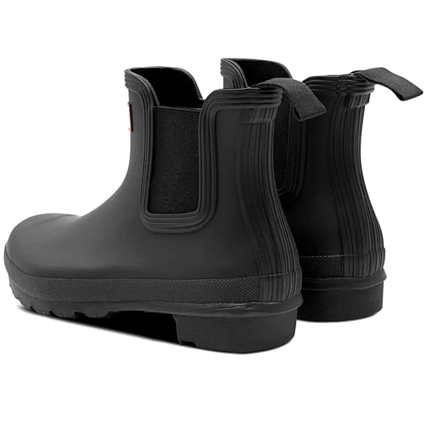HUNTER Rain Boots Womans Original Chelsea Black Classic Waterproof Rainboots
