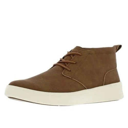 IZOD Palmer Men's Chukka Boots Brown Leather Round Toe Lace-up Shoes Sneaker