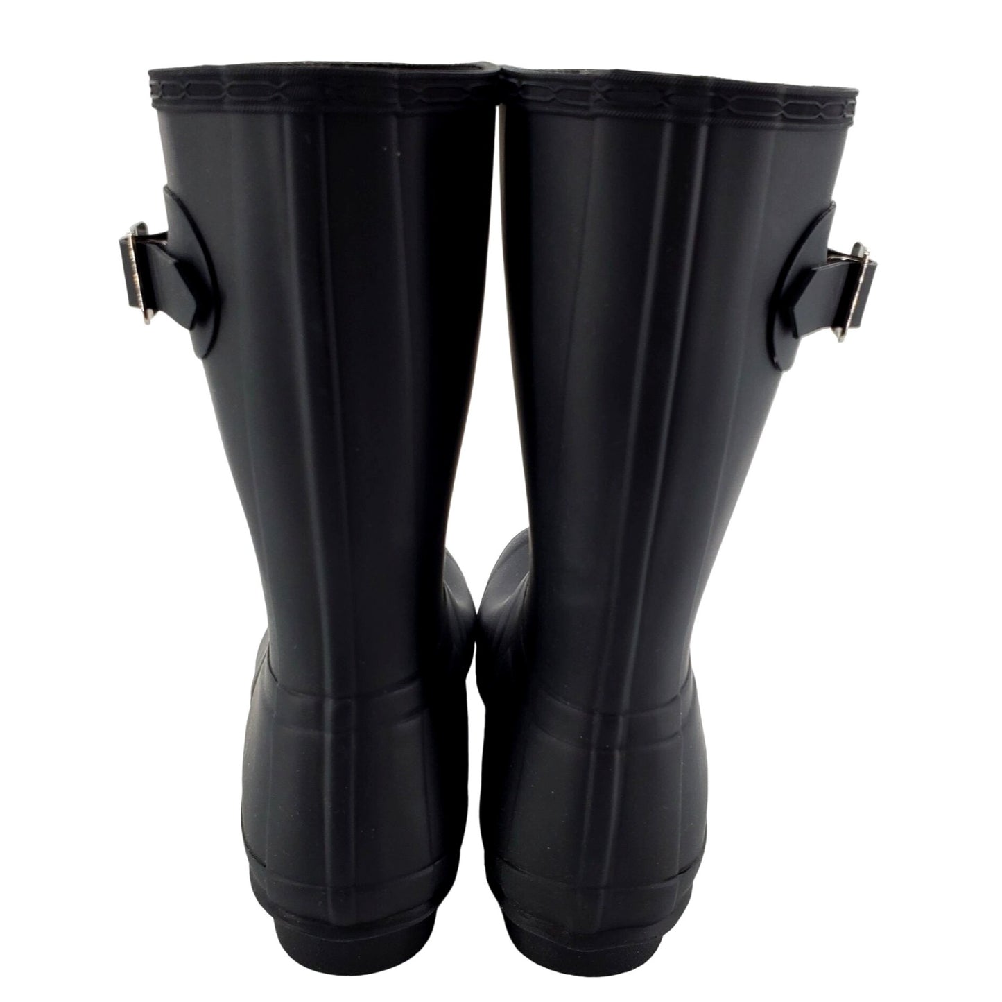 HUNTER Rain Boots Original Short Classic Rainboots Waterproof Matte Black Shoe