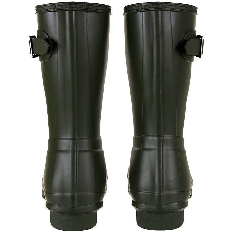 HUNTER Rain Boots Original Short Classic Rainboots Waterproof Matte Black Shoe