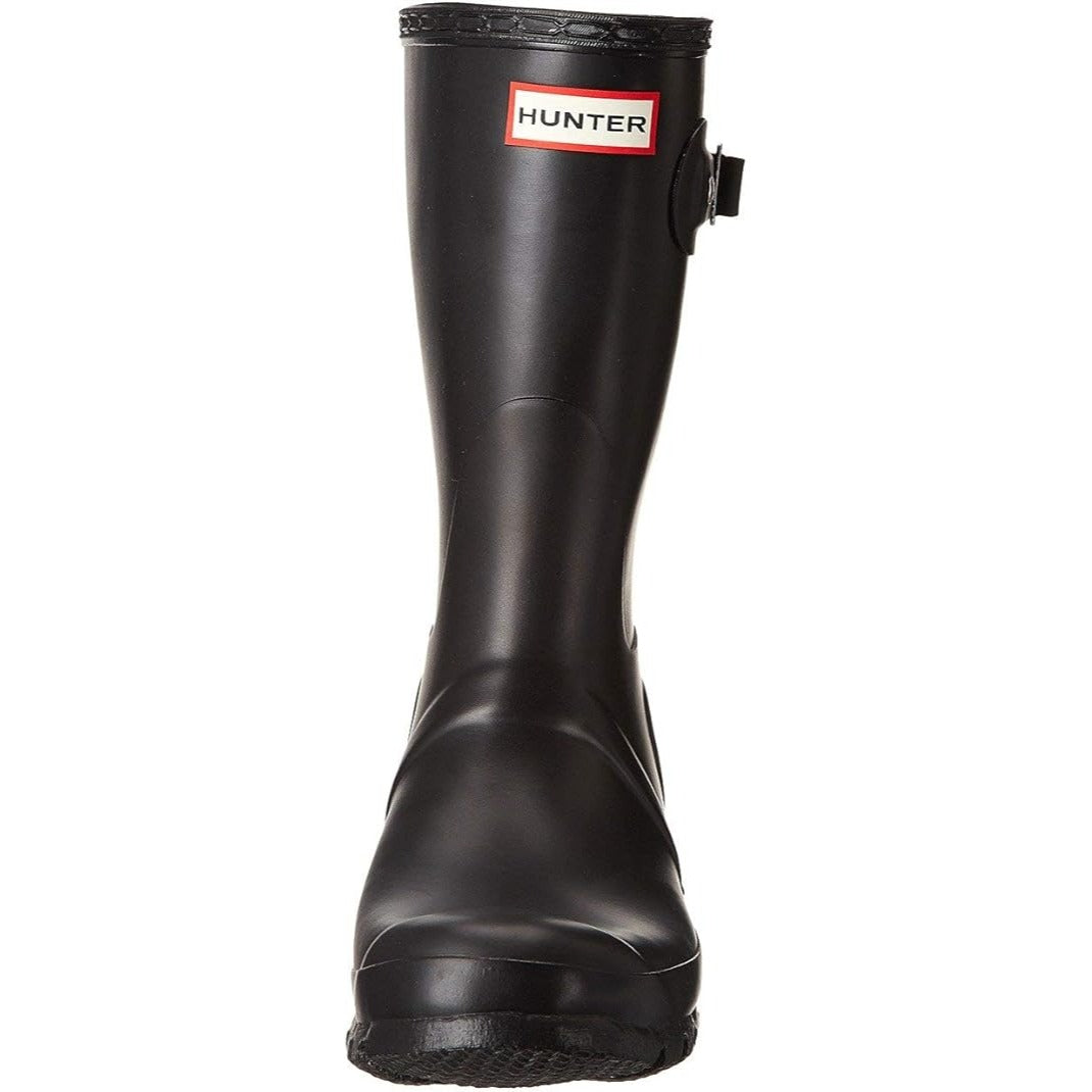 HUNTER Rain Boots Original Short Classic Rainboots Waterproof Matte Black Shoe