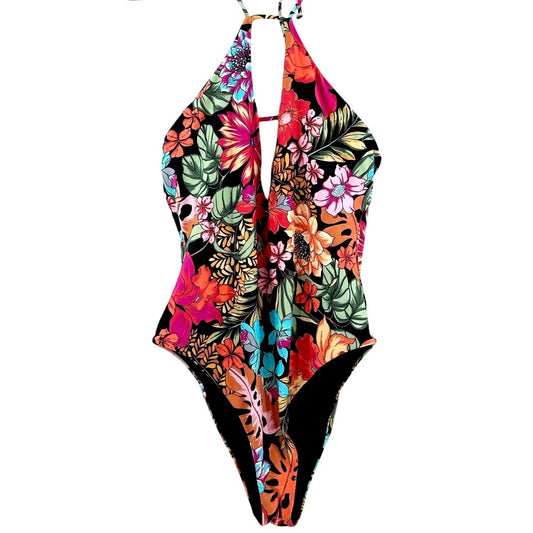 O'Neill Womens Swim Reina Tropical Santa Cruz One One-Piece Swimsuit Floral