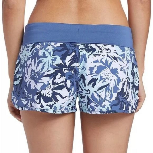 Roxy Boardshorts Bikini Swim Bottom Endless Summer 2" Fold Over Bijou Blue