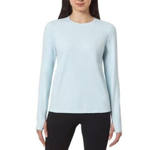 Mondetta Women's Long Sleeve Active Top Thumb Holes Athletic Shirt Anti-odor Activewear