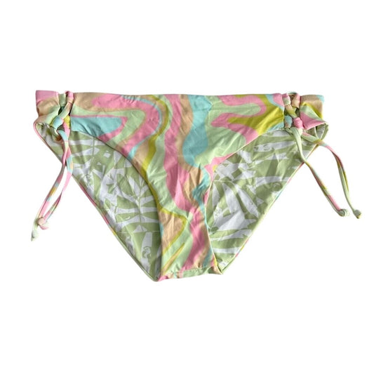 Roxy Tropics Hype Hipster Ambroisia Swirl Swimwear Bikini Bottom Side Tie