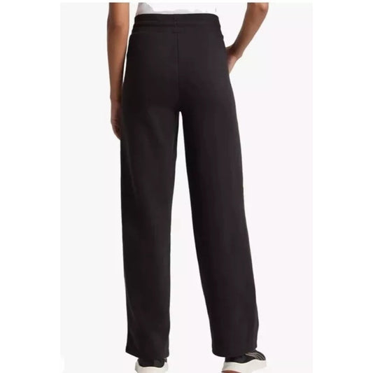Puma Women's Sweatpants Fleece Lined Drawstring Elastic Waist Straight Leg Pants